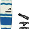 FLOWBOARD Surfboard Softboard Foam 6’ and 7’ and 8' - Includes (3) Fins 6 Foot Long Leash and (2) Wood Stringers - Kids & Adults - Beginner to Intermediate - Comes with High Performance Traction Pad