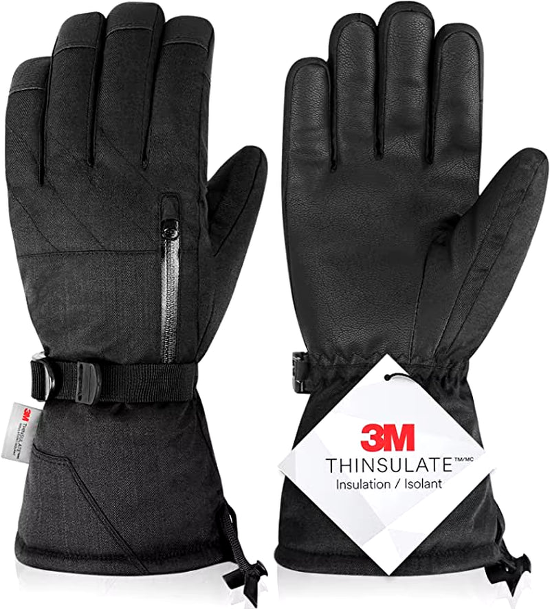 Waterproof Ski Snowboard Gloves Touchscreen Outdoo Mitten 3M Thinsulate Snow Gloves Motorcycle Gloves Motorcycle Gloves
