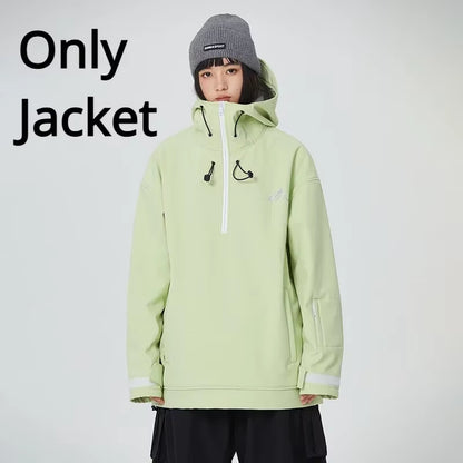 New Couple'S Skiing Jackets 2025 Winter Warm Snow Clothes Pro Windproof Woman Ski Sport Hoodies Man Outdoor Snowboard Tracksuit
