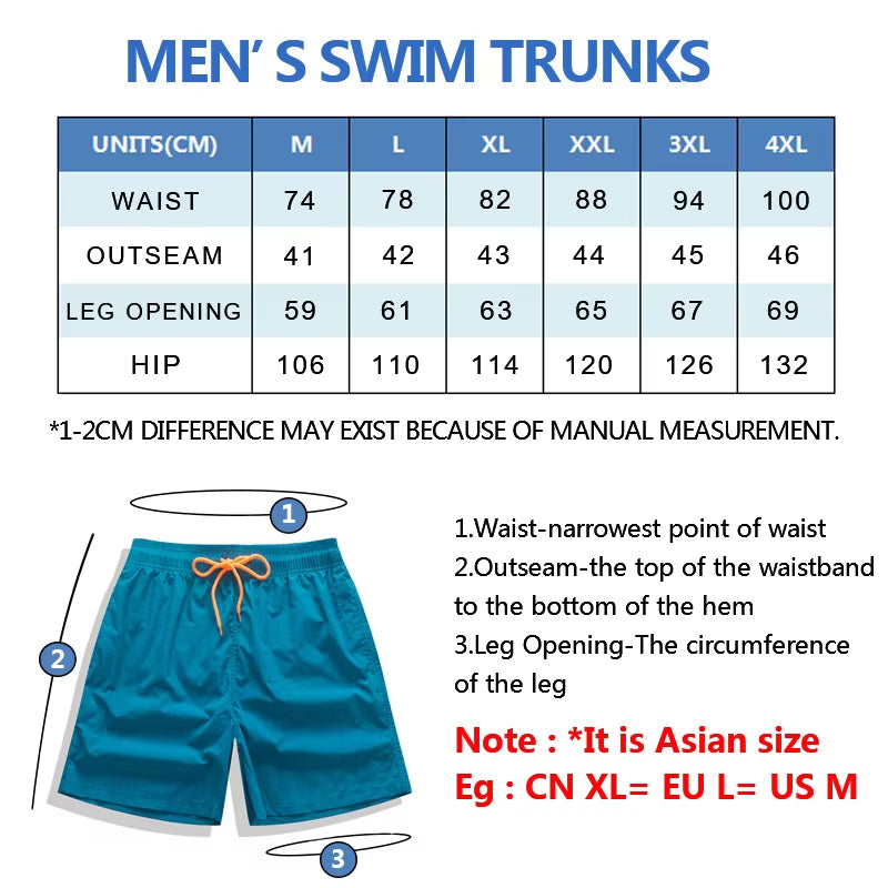 Brand Summer Men Shorts Fashion Nylon Solid Mesh Liner Traje De Baño Drawstring for Swimsuits Male Surf Sports Shorts